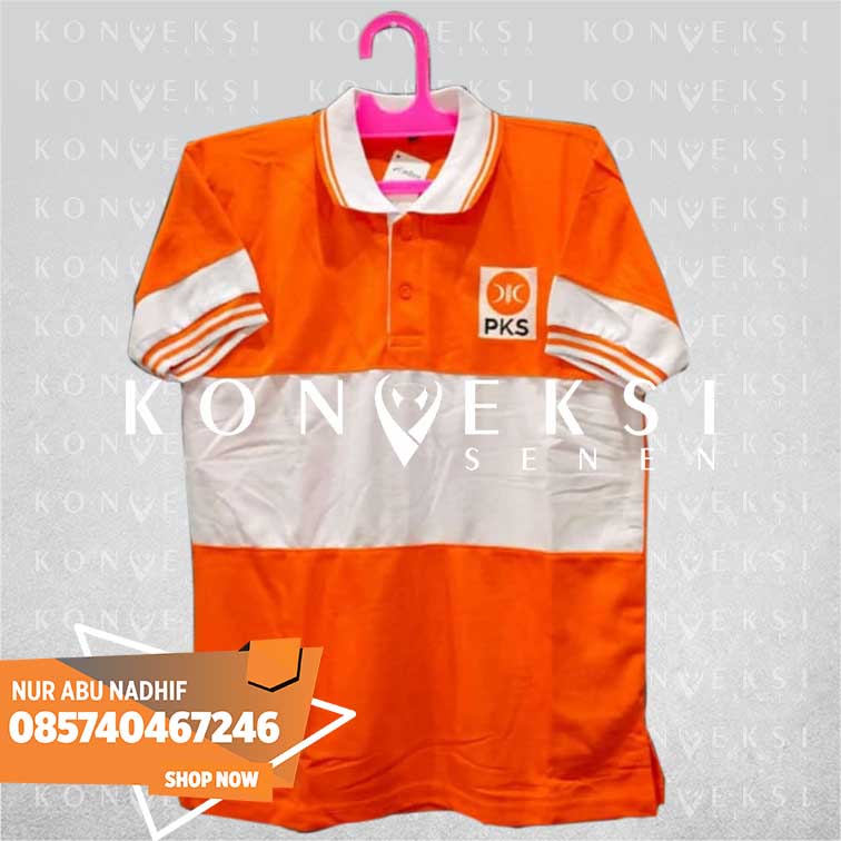 kaos kerah partai PKS kaos polo