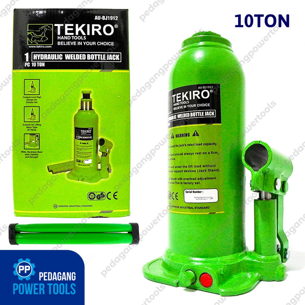 TEKIRO Dongkrak Botol 10 ton Hidrolik Mobil Truk Hydraulic Bottle Jack