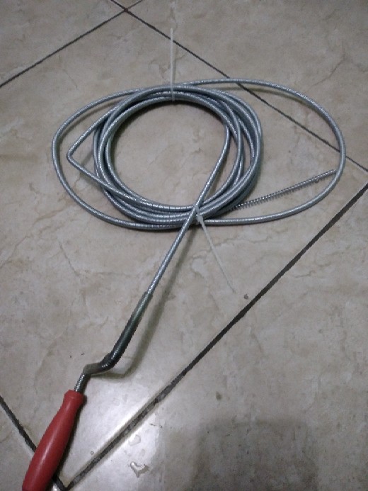 Kawat Anti Sumbat 5 Meter - Alat Pembersih Pipa Mampet 5 Meter Nankai