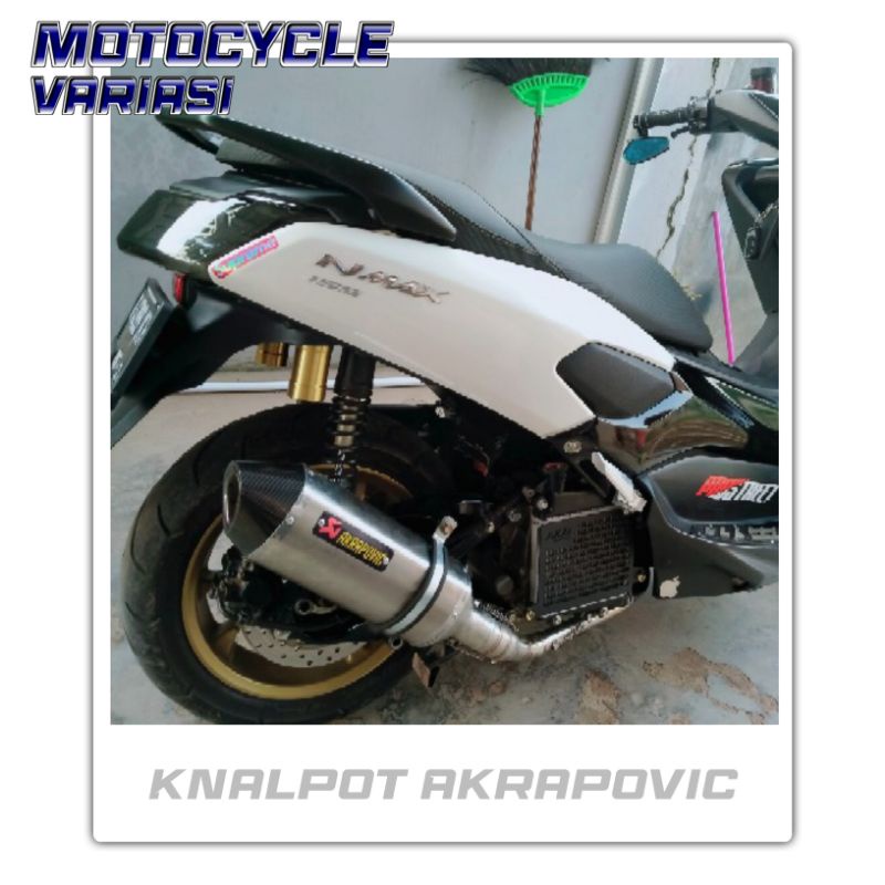 Knalpot Nmax Pcx Aerox Vario Knalpot Racing Nmax Akrapovic Knalpot Racing Pcx