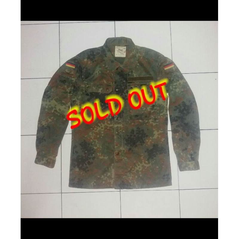 Kemeja Military Flectarn German Army not US Woodland