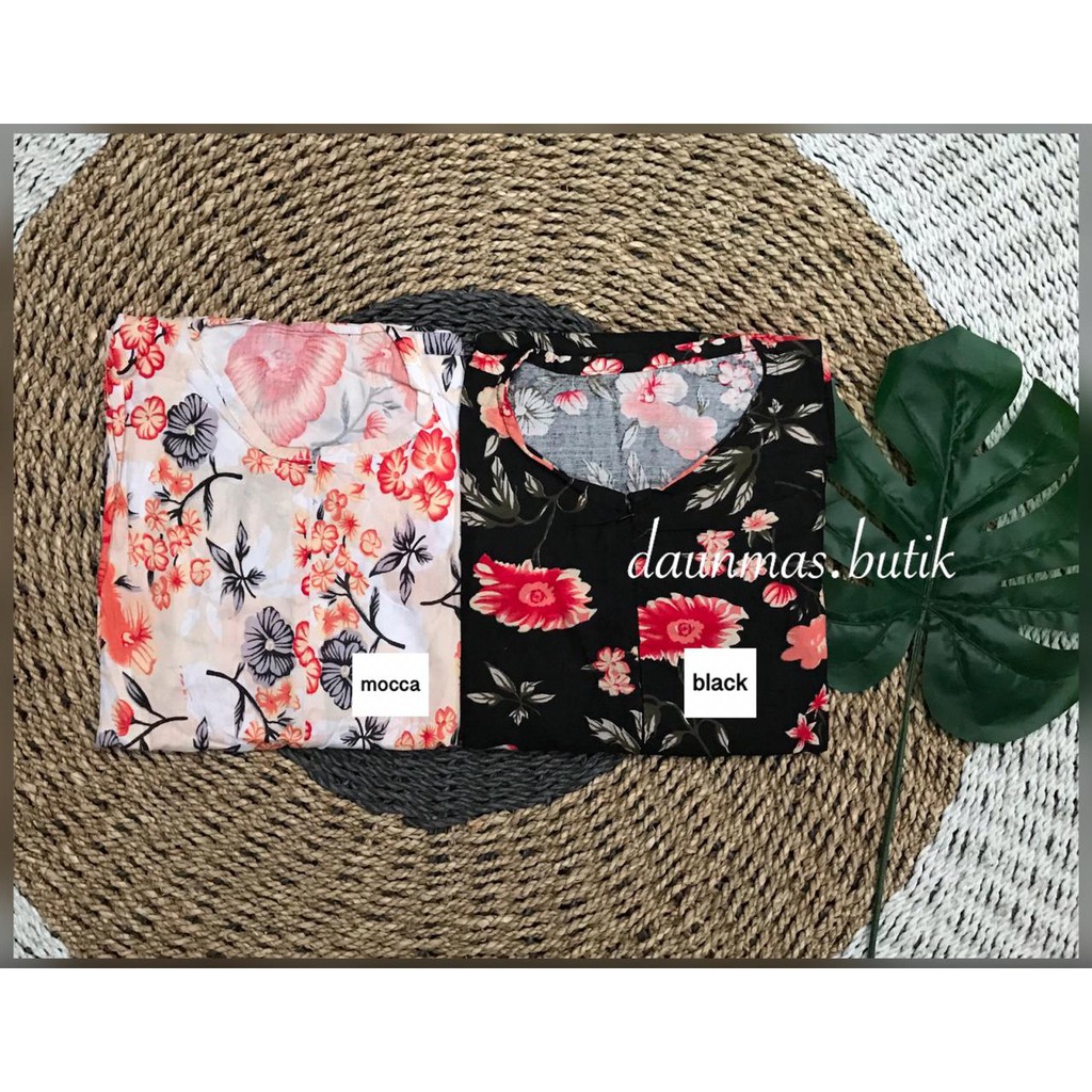 1KG MUAT 4PCS | SYIFANA MAXY GLAMOUR DRESS SUMMER FLORAL MOTIF HITS SELEBGRAM