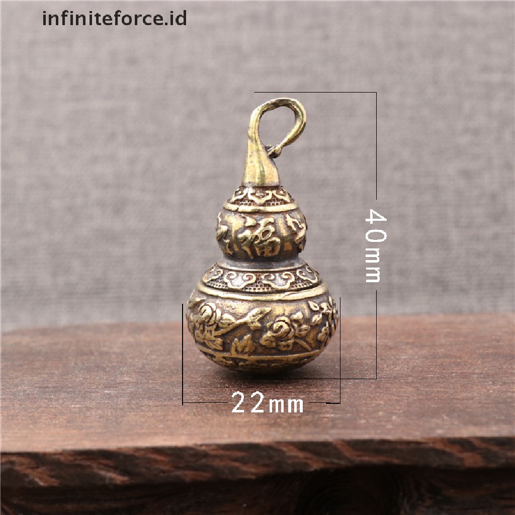 Gantungan Kunci Bentuk Bunga Teratai Bahan Kuningan Gaya China