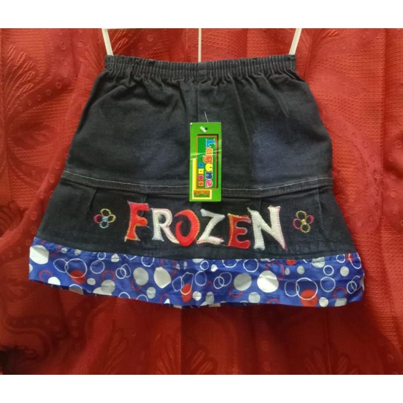 rok frozen anak perempuan