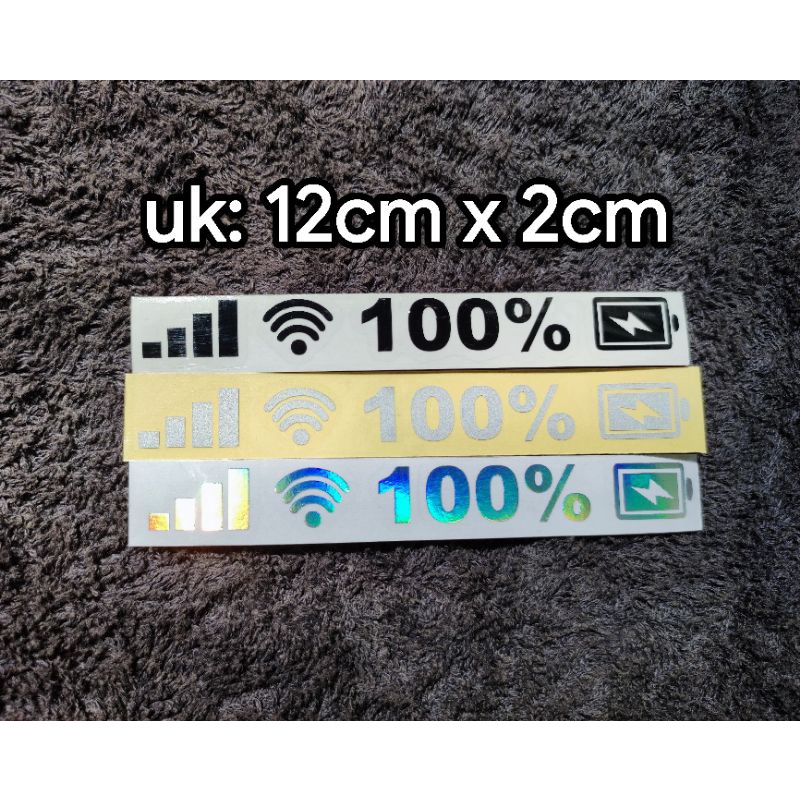 

sticker cutting BATRAI WIFI SINYAL HP