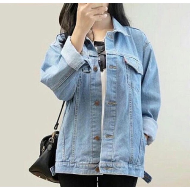 PROMO Jaket Jeans Wanita Jaket Jeans Oversize Murah