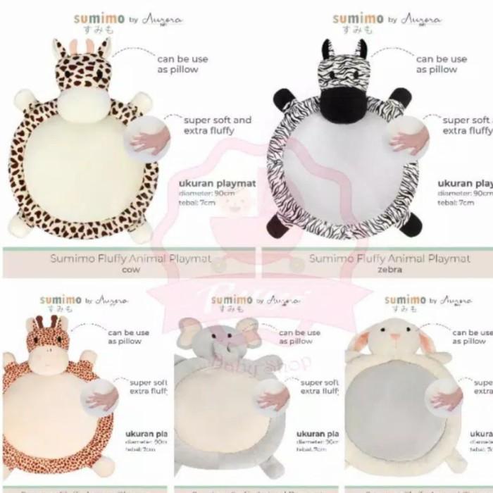 Aktivitas Bayi Aurora Sumimo Playmat Animal Baby Fluffy / Playmat Bayi / Karpet Bayi