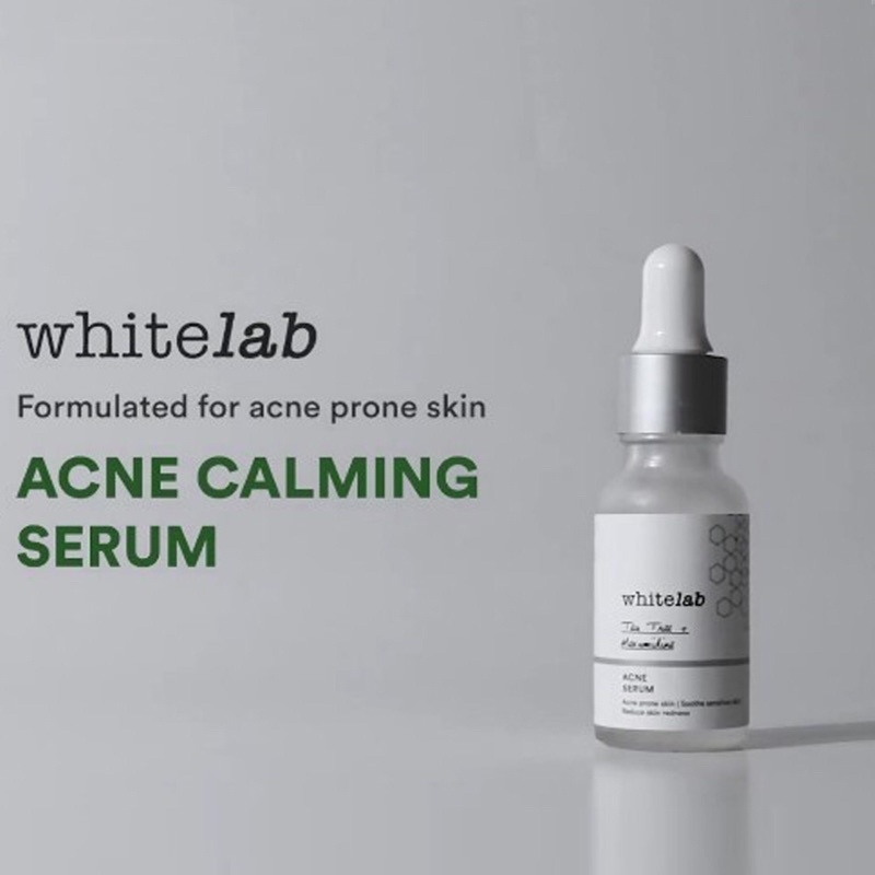 [ORI] Whitelab Acne Calming Serum Mempercepat Proses Penyembuhan Jerawat serta Menenangkan Kulit Sensitive &amp; Kemerahan - 20 ML BPOM