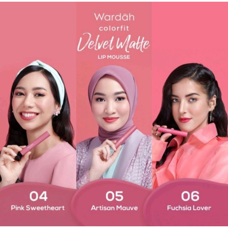 WARDAH colorfix velvet matte
