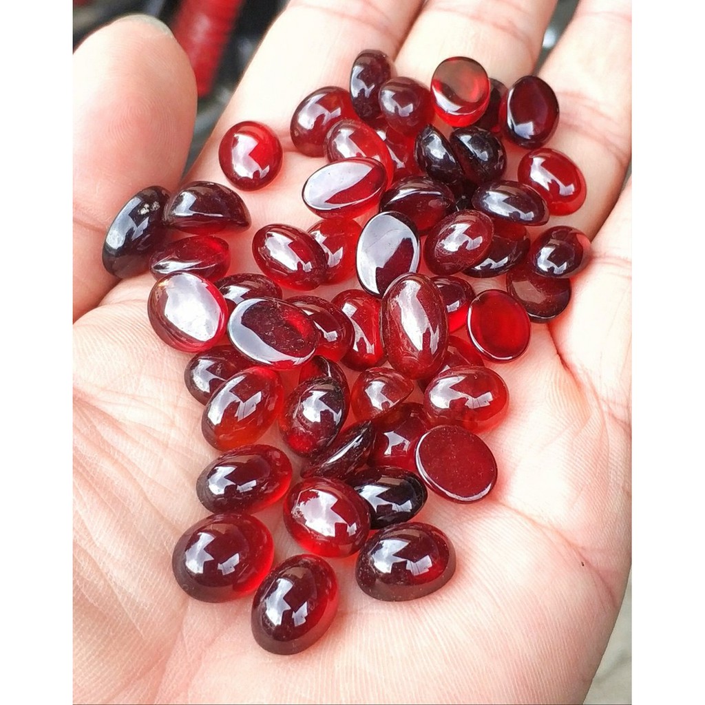 BATU PERMATA NATURAL RED GARNET KANTORAN