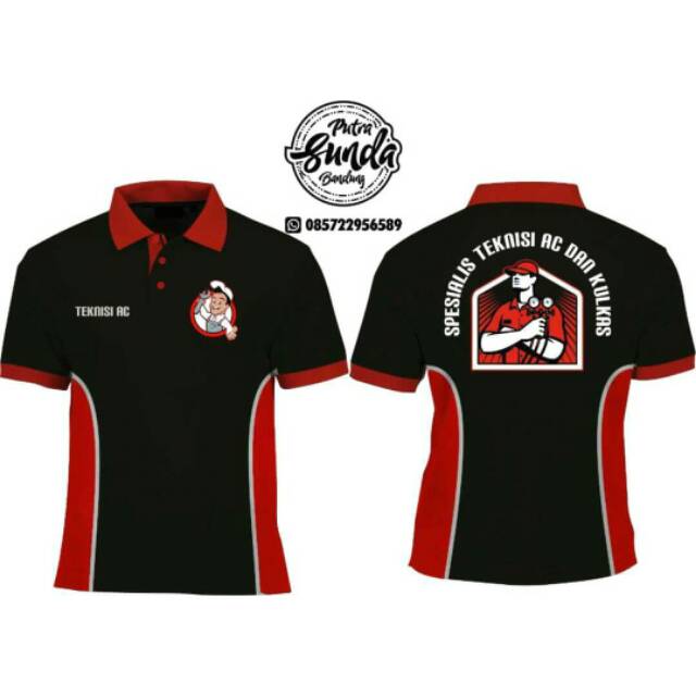 Kaos seragam teknisi AC