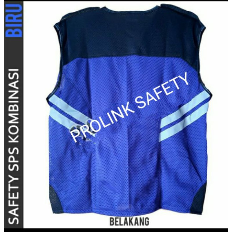 ROMPI SAFETY ALLSIZE FREE LOGO K3 JARING TEBAL DOBLE BIRU BENHUR BCA