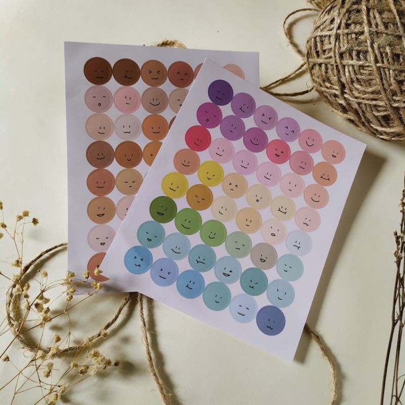 

Dot Face Cute Sticker Series