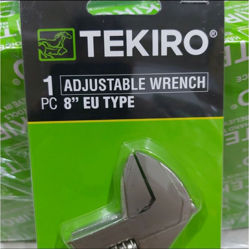 KUNCI INGGRIS TEKIRO 8&quot; ADJUSTABLE WRENCH TEKIRO 8 INCHI