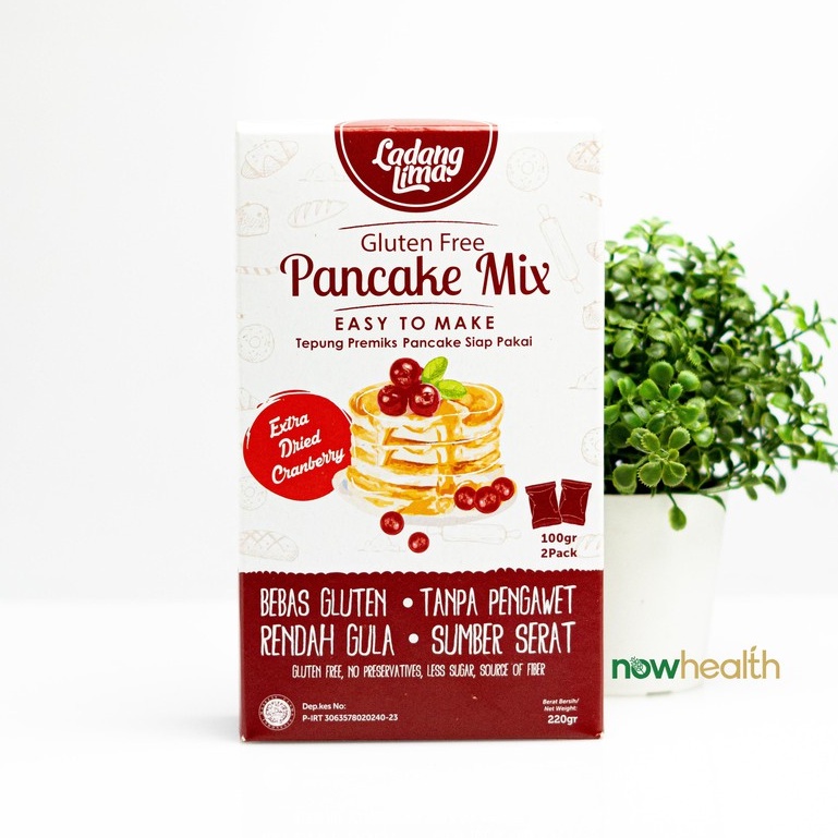 Pancake Mix Cranberry 220 gr Ladang Lima Original Healthy Food