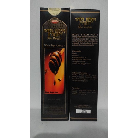 

Madu Hitam Pahit Plus Propolis Madu Kaya Khasiat Ar Rohmah 470gr
