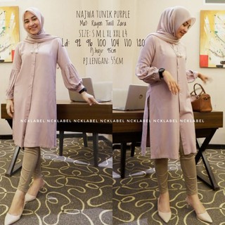  TERBARU  NAJWA TUNIK  By NCK LABEL Shopee  Indonesia