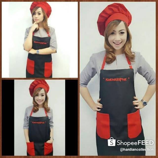 Celemek apron combination warna Celemek masaka Celemek pria wanita