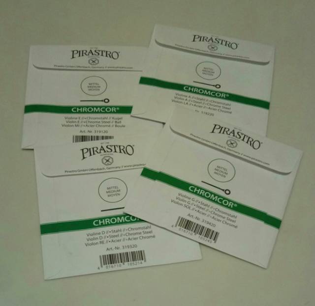 Senar biola Chromcor senar chromcor violin string pirastro chromcor 1 set isi 4 senar