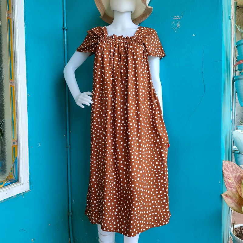 Daster Queen Bahan Rayon by Hisbi Bumil dan Busui Friendly-Queen 35