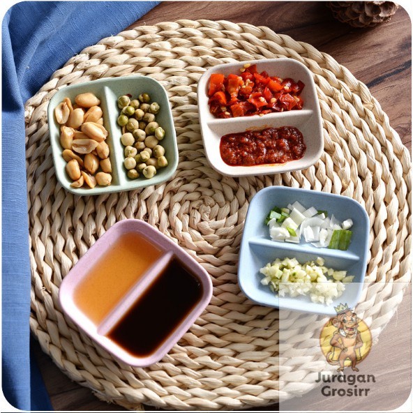 JG - tempat Mangkuk sambal Kecil Sambel Saus Kecap Cabe