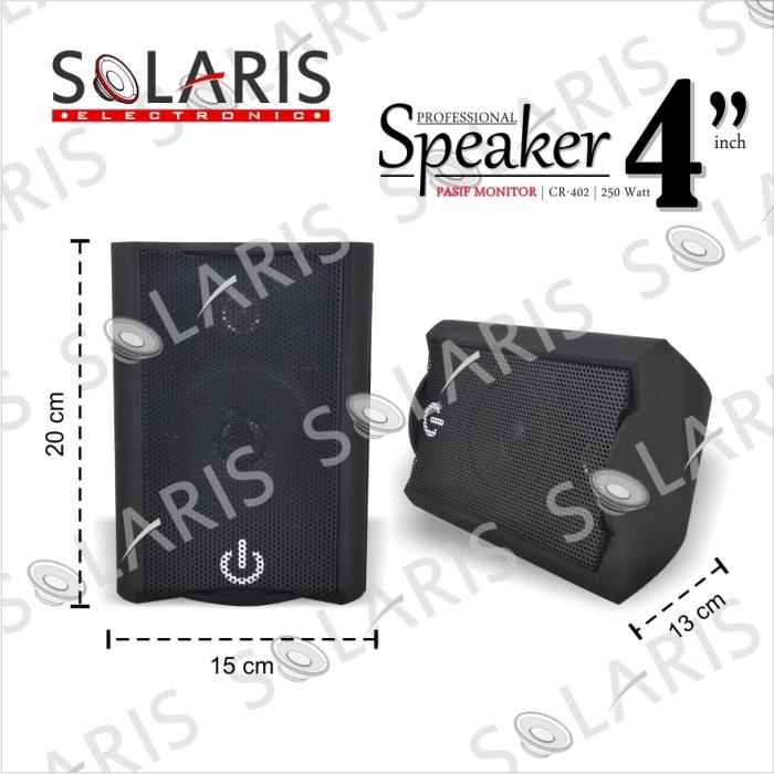 SPEAKER 4 Inch PASIF 2 Way Monitor CRIMSON CR-402