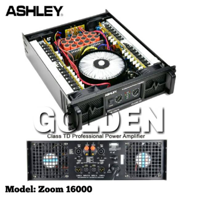 Power Ashley Zoom 16000 Amplifier Ashley Class TD Original