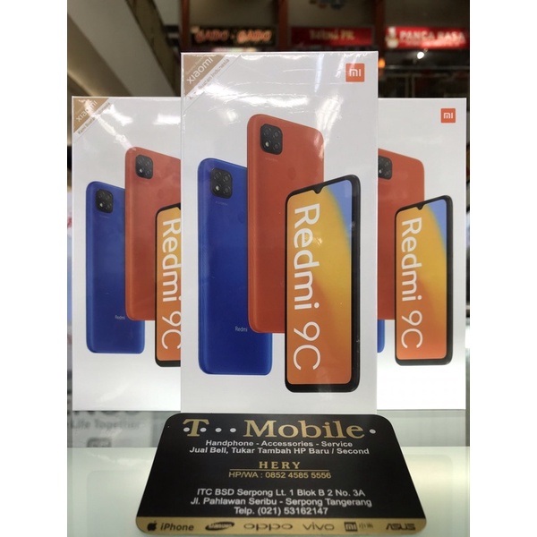 XIAOMI REDMI 9C RAM 4GB 64GB - SUNRISE ORANGE - HELIO G35 - GRS TAM