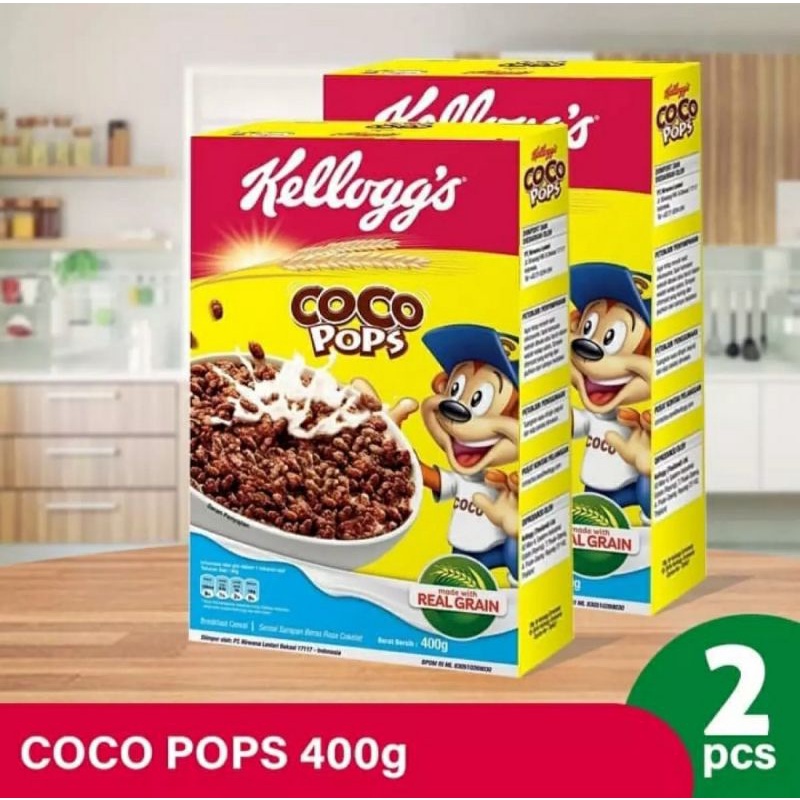 

Kelloggs Coco Pops 2 × 350 gr ( isi 2 pcs )