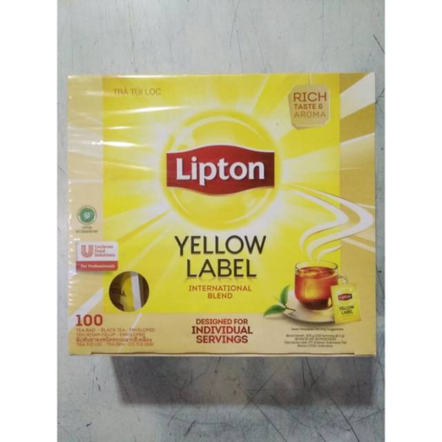 LIPTON YELLOW LABEL ENVELOPE 100 PCS