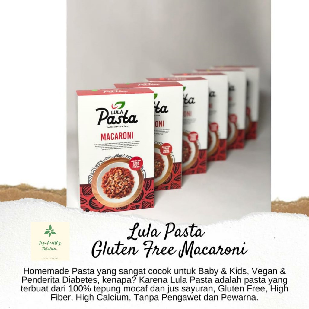 

HOT PROMO PASTA MACARONI SEHAT NON GLUTEN | 150gr | DIBUAT DARI TEPUNG MOCAF DAN JUS SAYURAN