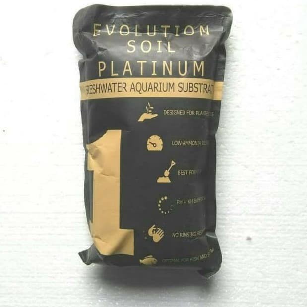 Evolution Soil Platinum 1L untuk Aquascape Aquarium by One Research