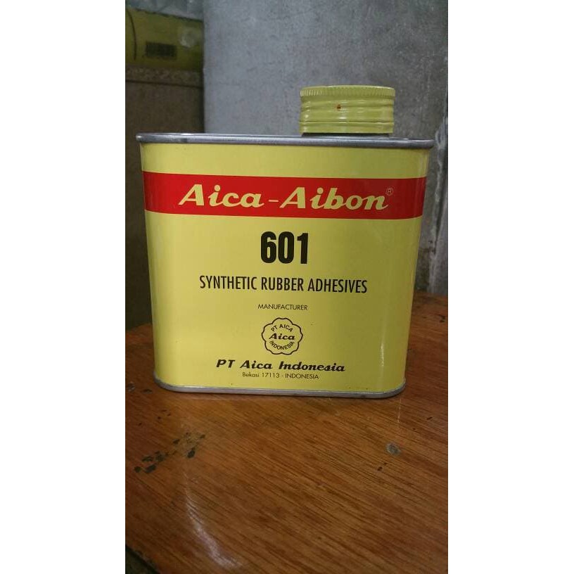 LEM KUNING UNTUK BUSA, KARET, SEPATU,, PLASTIK MERK AICA