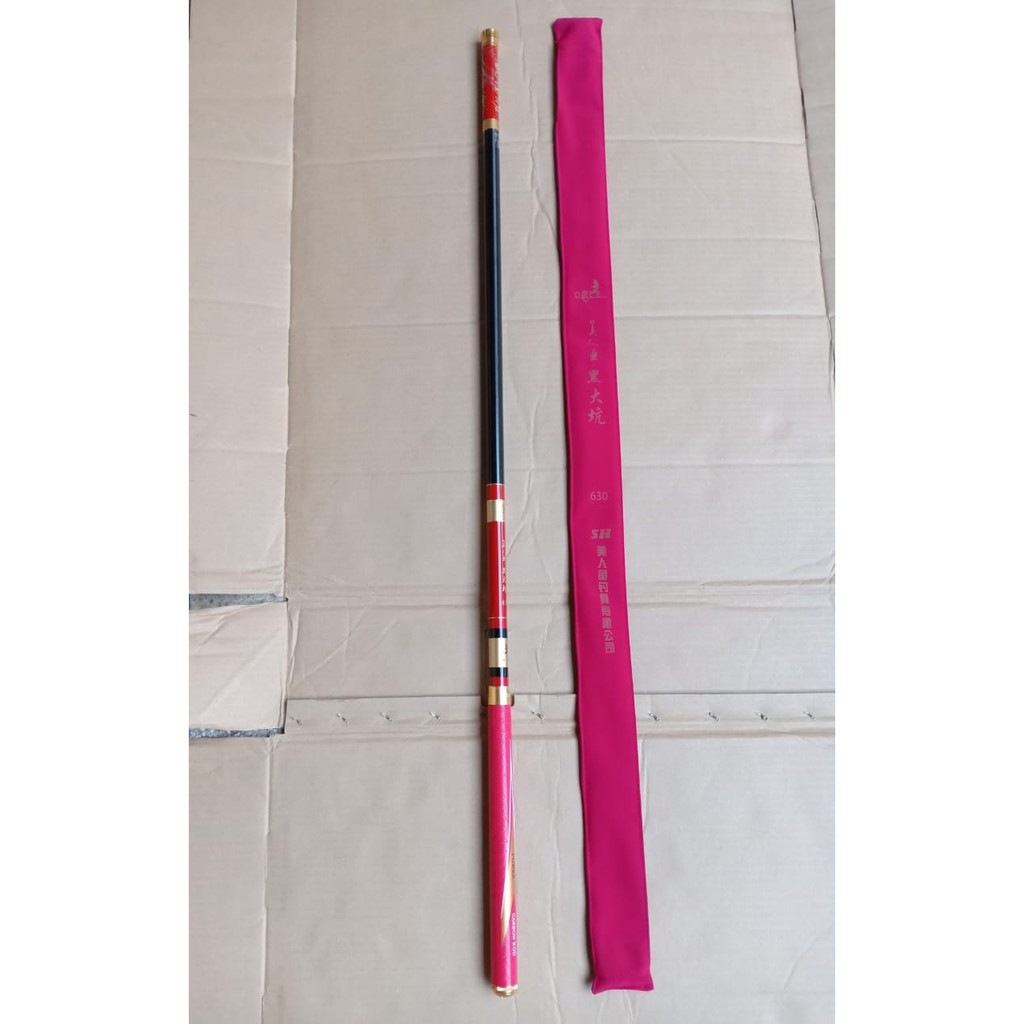 Joran Tegek Pole Ros Panjang Orca 630 Carbon Kaku Murah