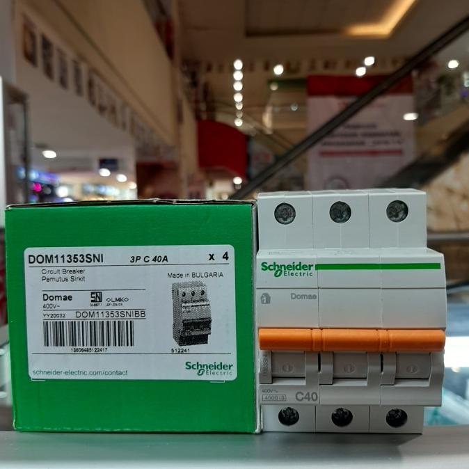 MCB 3phase 40A domae schneider