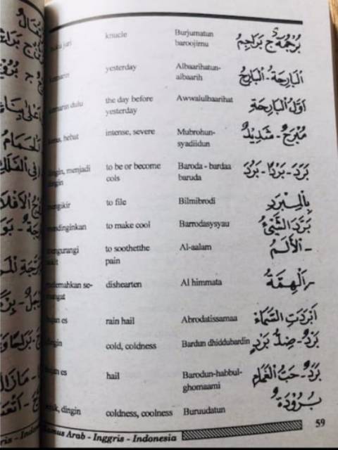 KAMUS 3 BAHASA ARAB INGGRIS INDONESIAPENULIS : DRS .BUDIONO-2