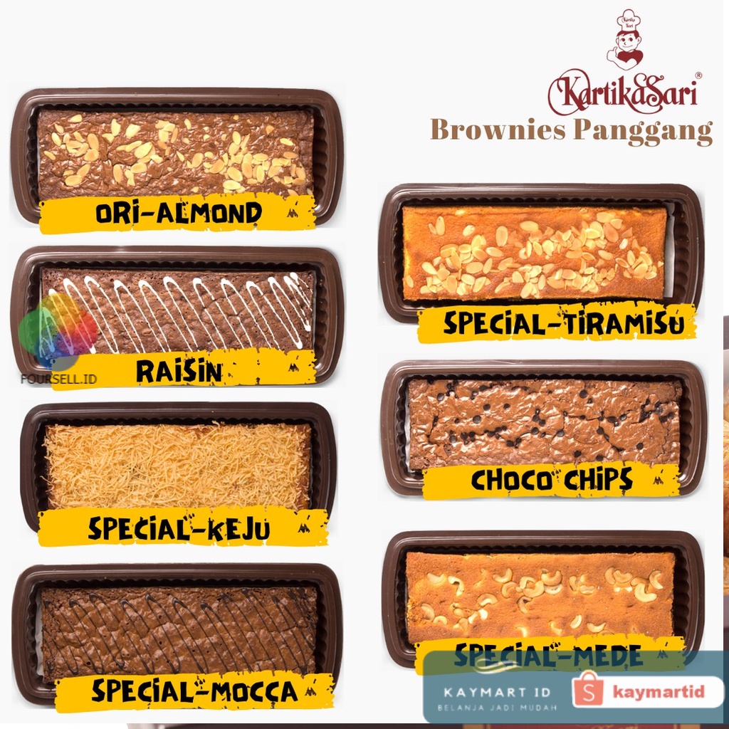 

Kartika Sari - Brownies Panggang All Varian Oleh Oleh Bandung Kartikasari