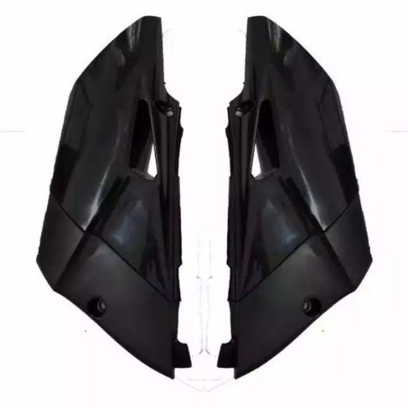 Side panel Yamaha YZ 85 new Hitam
