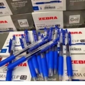 pulpen sarasa clip gel 1.0 -  biru
