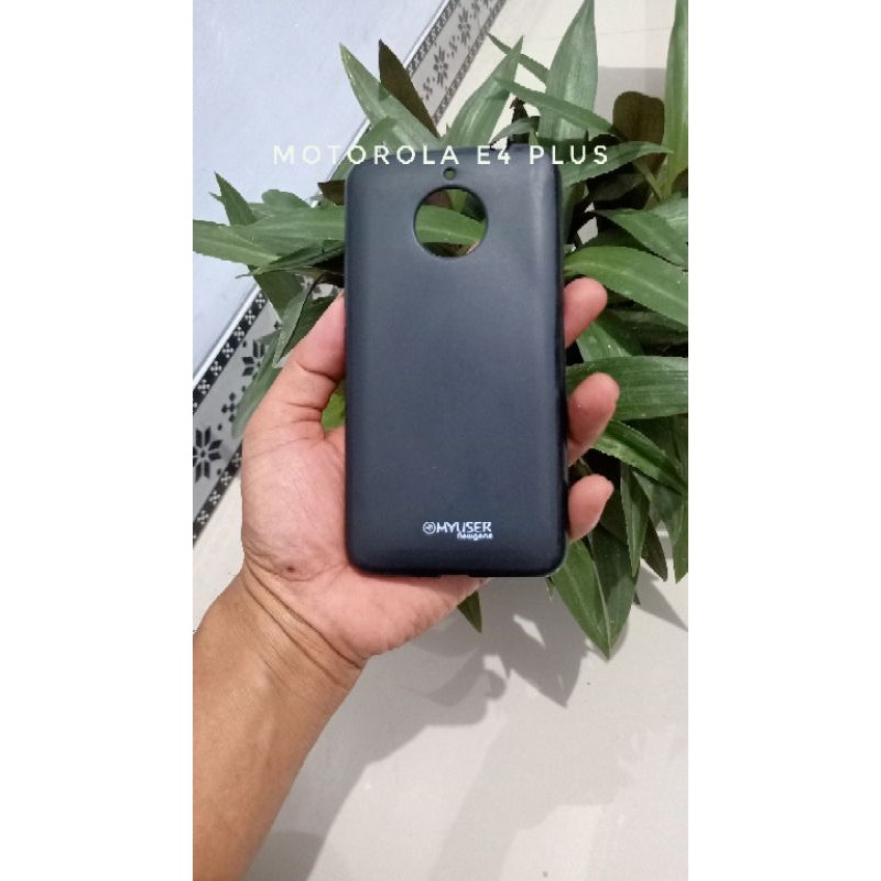 soft Case Black matte Moto E4 plus
