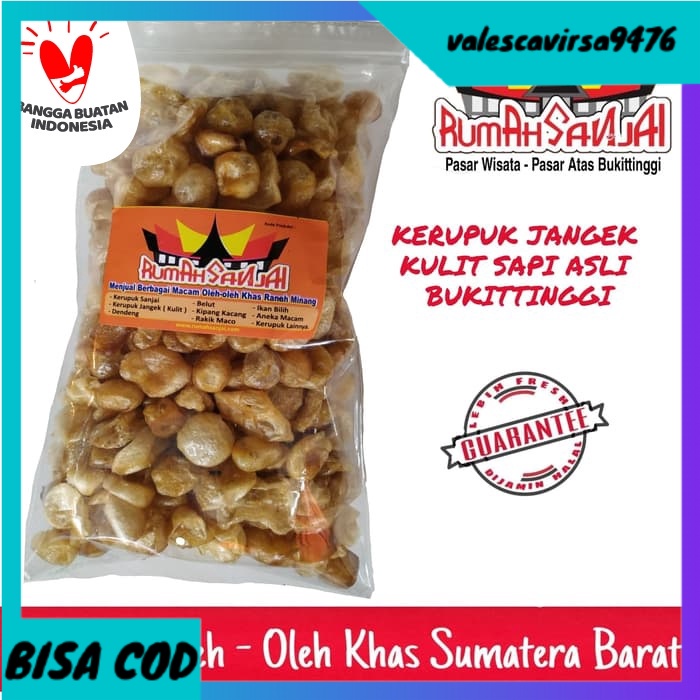

⭐BISA COD⭐ Kerupuk Kulit Jangek mentah 500 gr