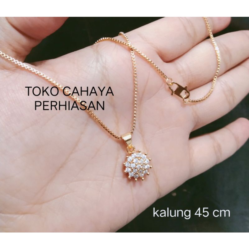 COD/BAYAR DITEMPAT set perhiasan wanita warna emas kemerahan w100,perhiasan xuping 1 set lengkap,set