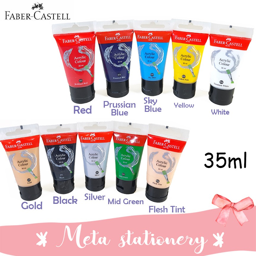 

Cat Acrylic / Akrilik Faber Castell 30ml Pilih 1 Warna