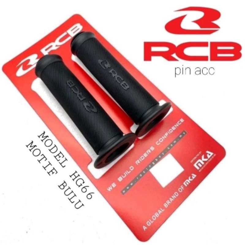 PAKET VARIASI SPION JALU BULAT BAREND + HANDGRIP RCB HG55/HG66 HITAM PAKET UNIVERSAL MOTOR