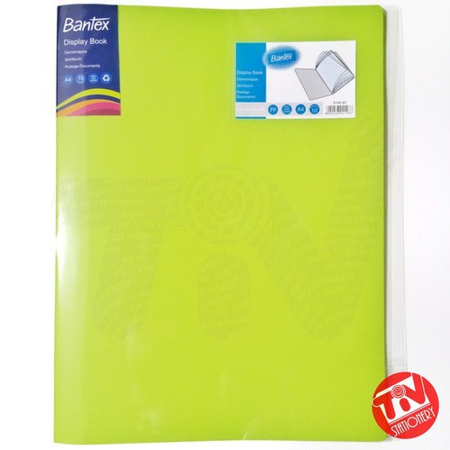 BANTEX DISPLAY BOOK / CLEAR HOLDER FOLIO 10 SHEET