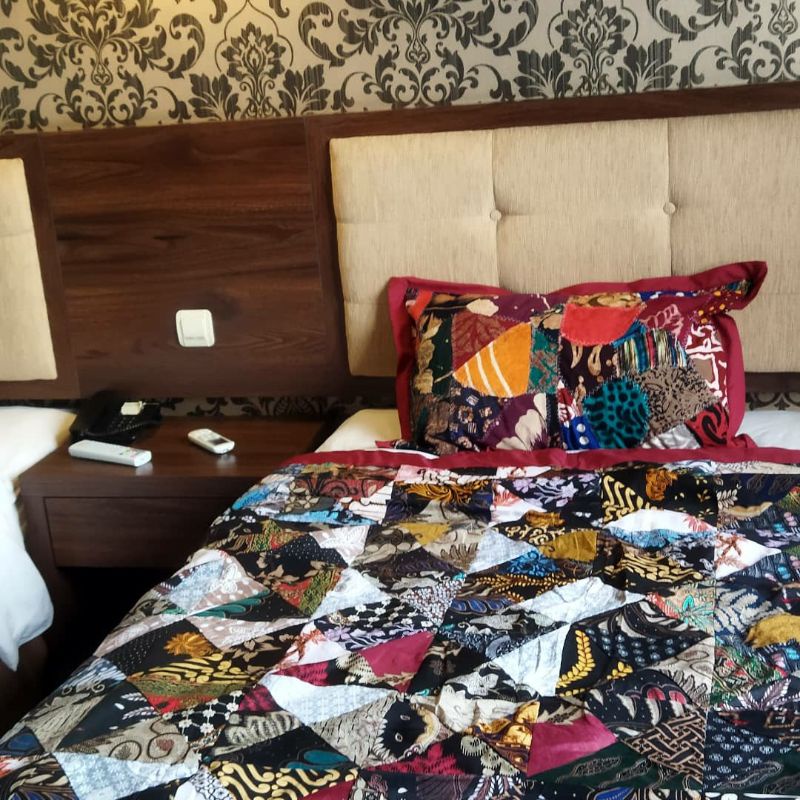 seprei perca batik katun 180x200x20 seprei batik pekalongan batik tulis seprei halus