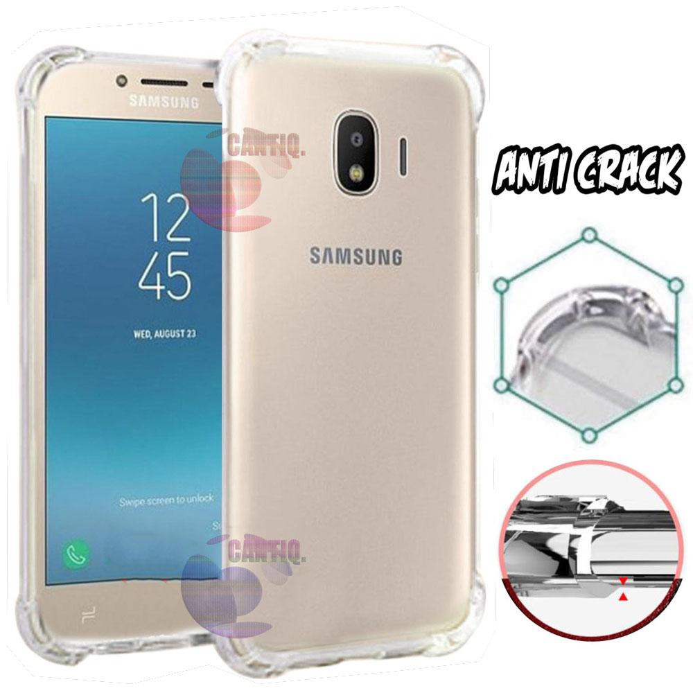 Anticrack Samsung J4 2018 J6 2018 J8 2018 Softcase Case silikon Bening Lembut Transparan