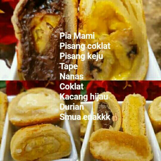 

Pia mami pisang coklat isi 10