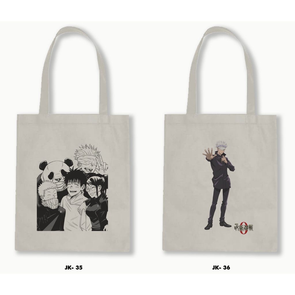 TOTE BAG BLACU - JUJUTSU KAISEN /ANIME/MANGA 03