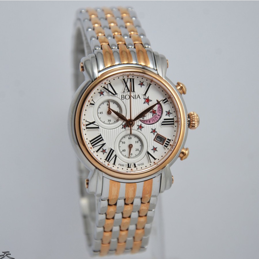 BONIA BNB10122-2611 SILVER ROSEGOLD WANITA ORIGINAL GARANSI 1TAHUN